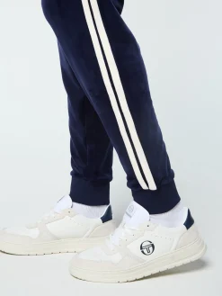 Damarindo Velour Track Pant- Maritime Blue
