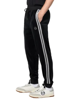 Damarindo Velour Track Pant- Black Beauty