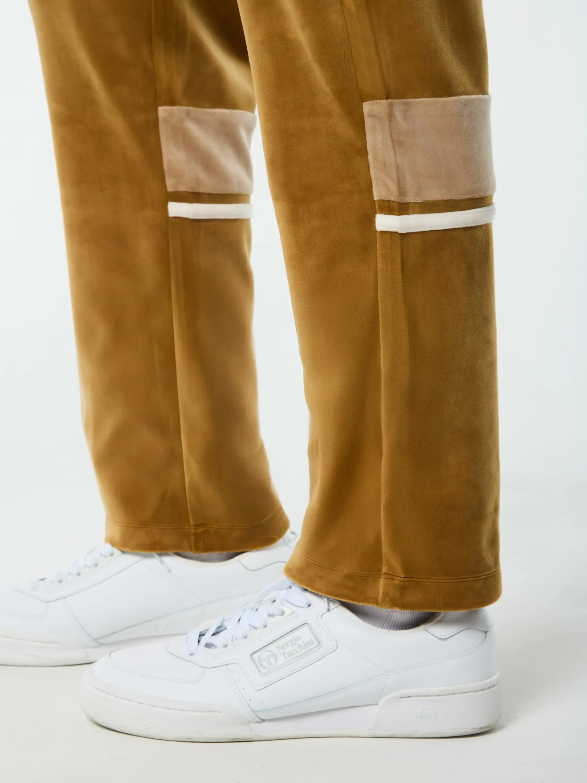 Damarindo Velour Track Pant- Bronze Brown