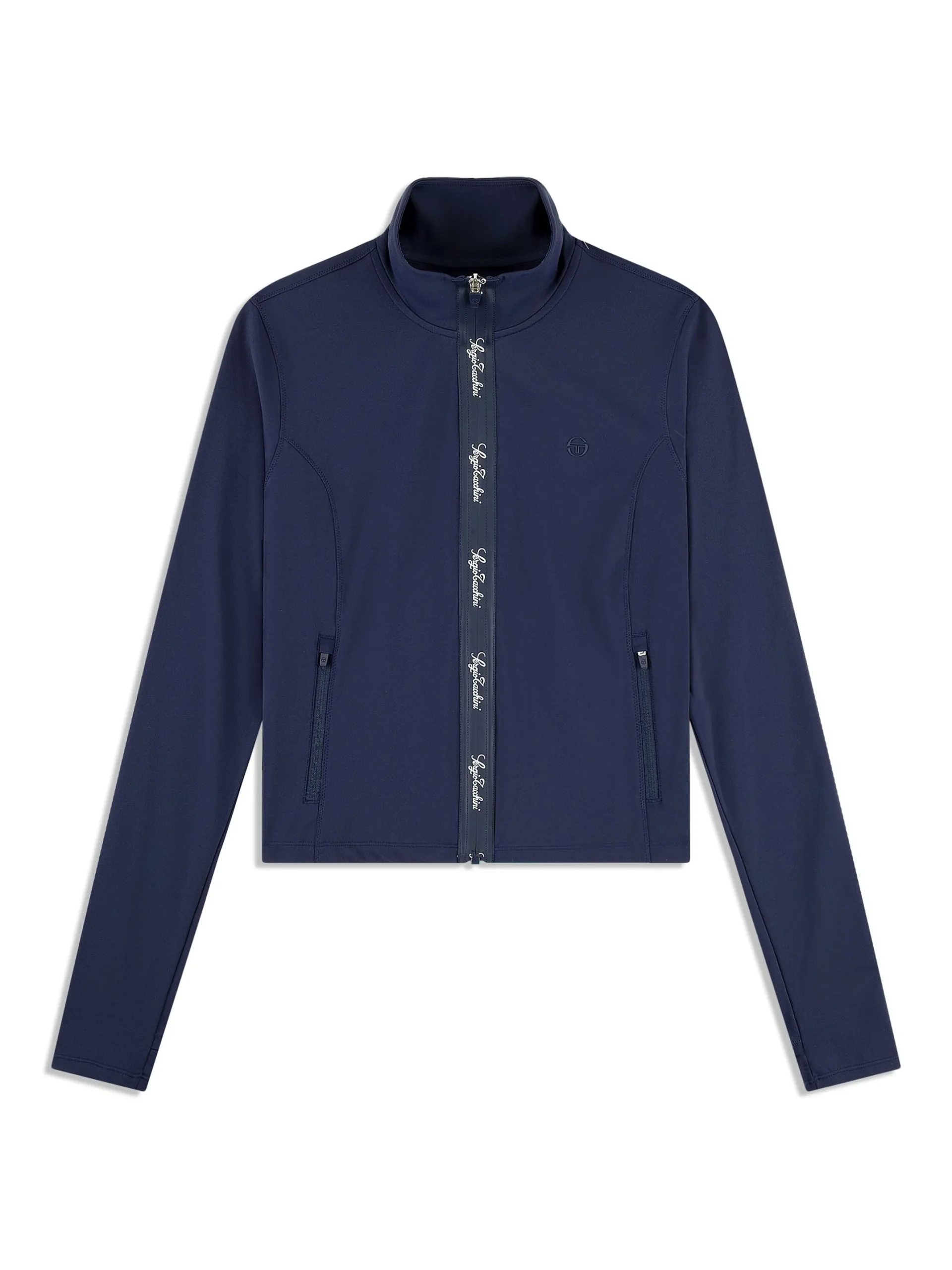 Delfina Contour Track Jacket- Maritime Blue