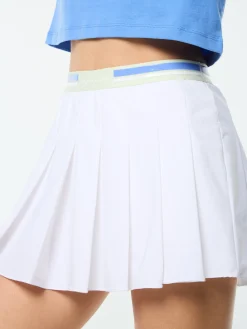 Delfina Skort- Brilliant White