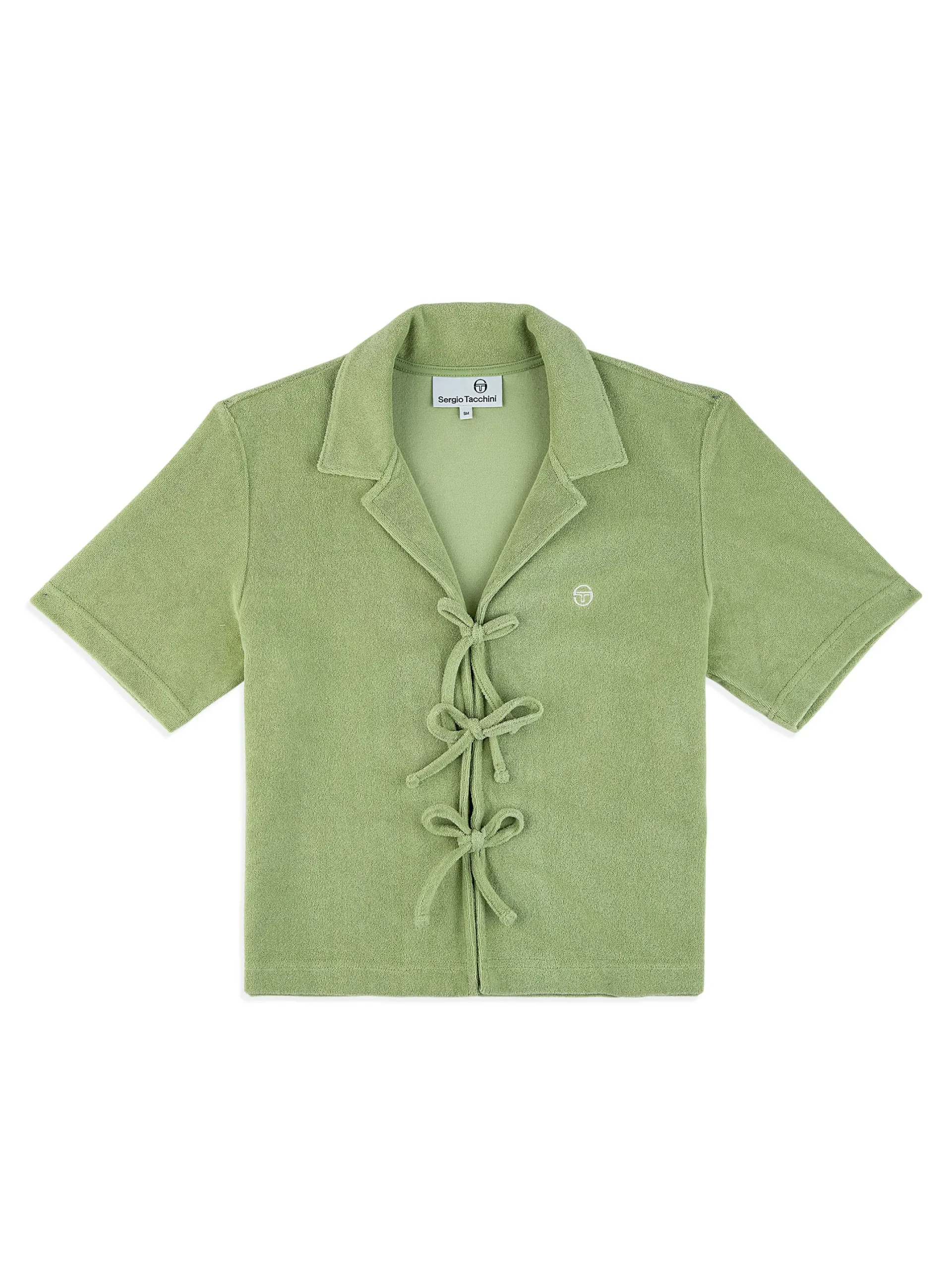 Edda Cropped Shirt- Reseda
