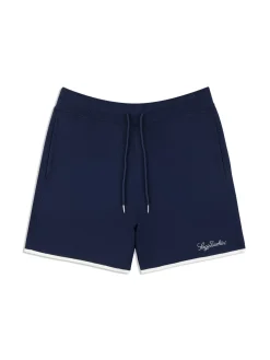 Enzo Knit Shorts- Maritime Blue