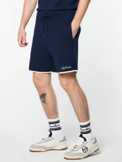 Enzo Knit Shorts- Maritime Blue