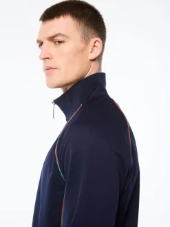 Eredita Track Jacket-Maritime Blue