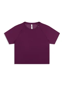 Eva Cropped Top- Potent Purple