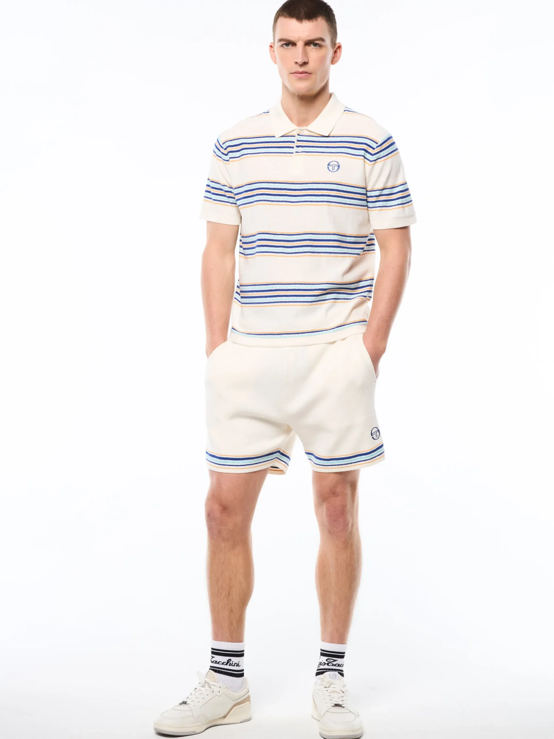 Fausto Sweater Polo-Gardenia