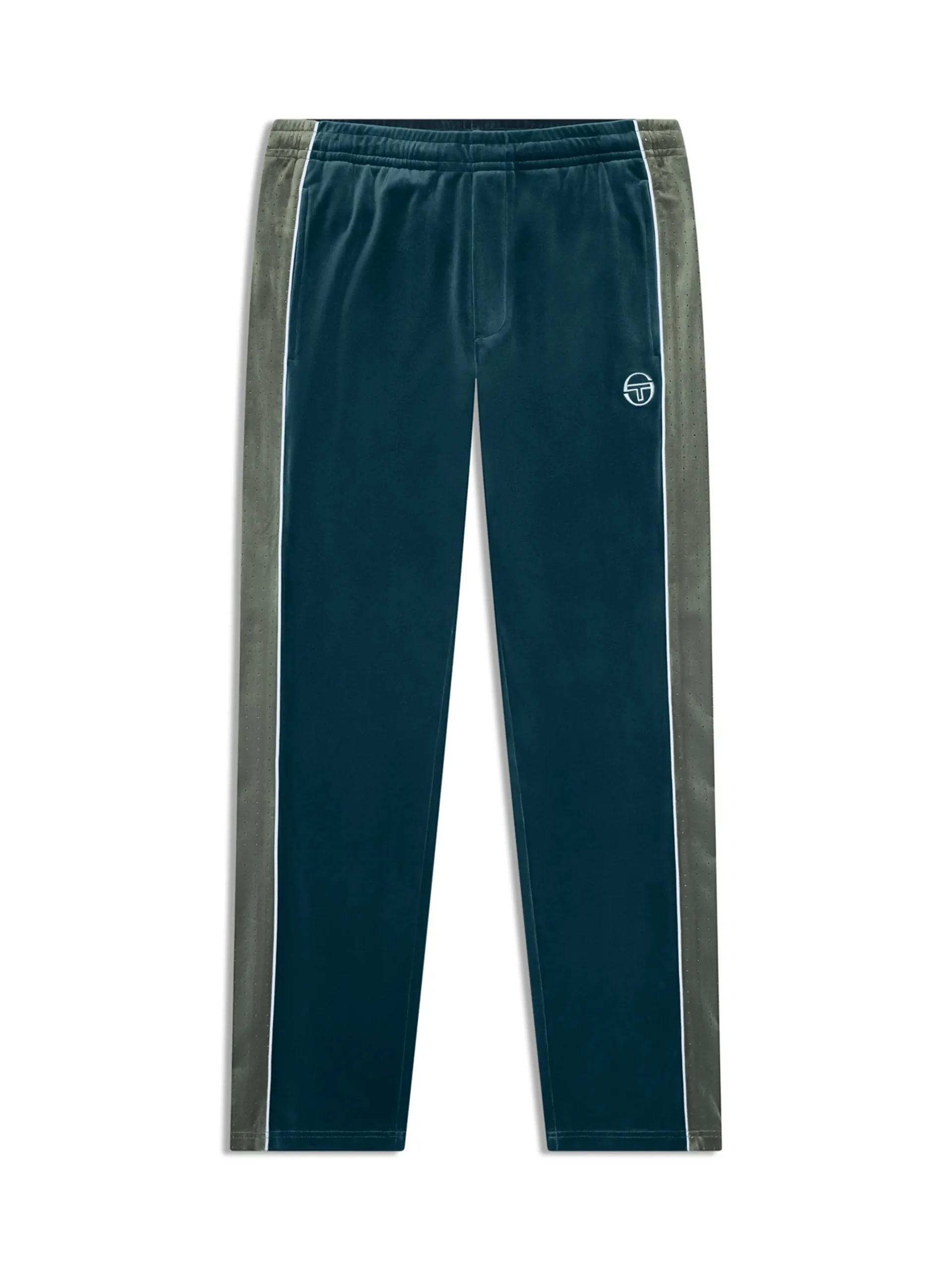 Forato Velour Track Pant-Mediterranea
