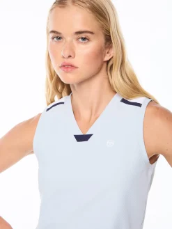 Garbo Tank Top-Baby Blue