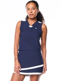 Garbo Tank Top-Maritime Blue