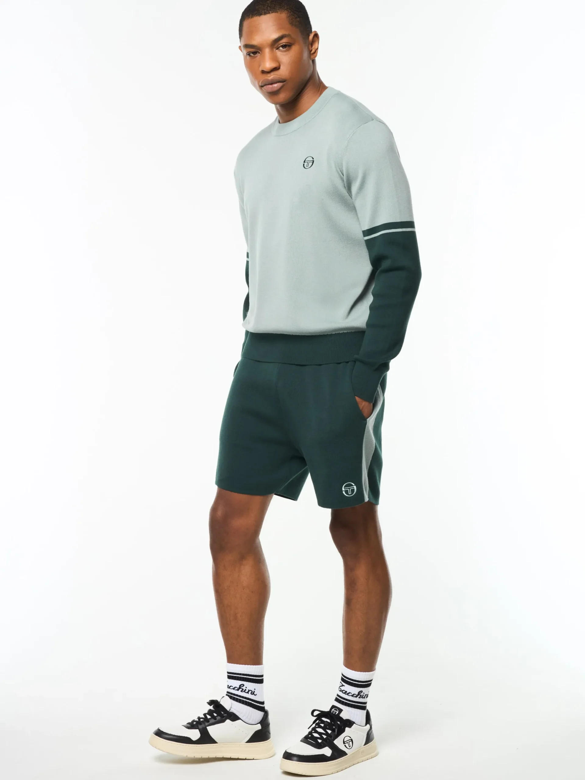 Giovane Crewneck- Slate Gray