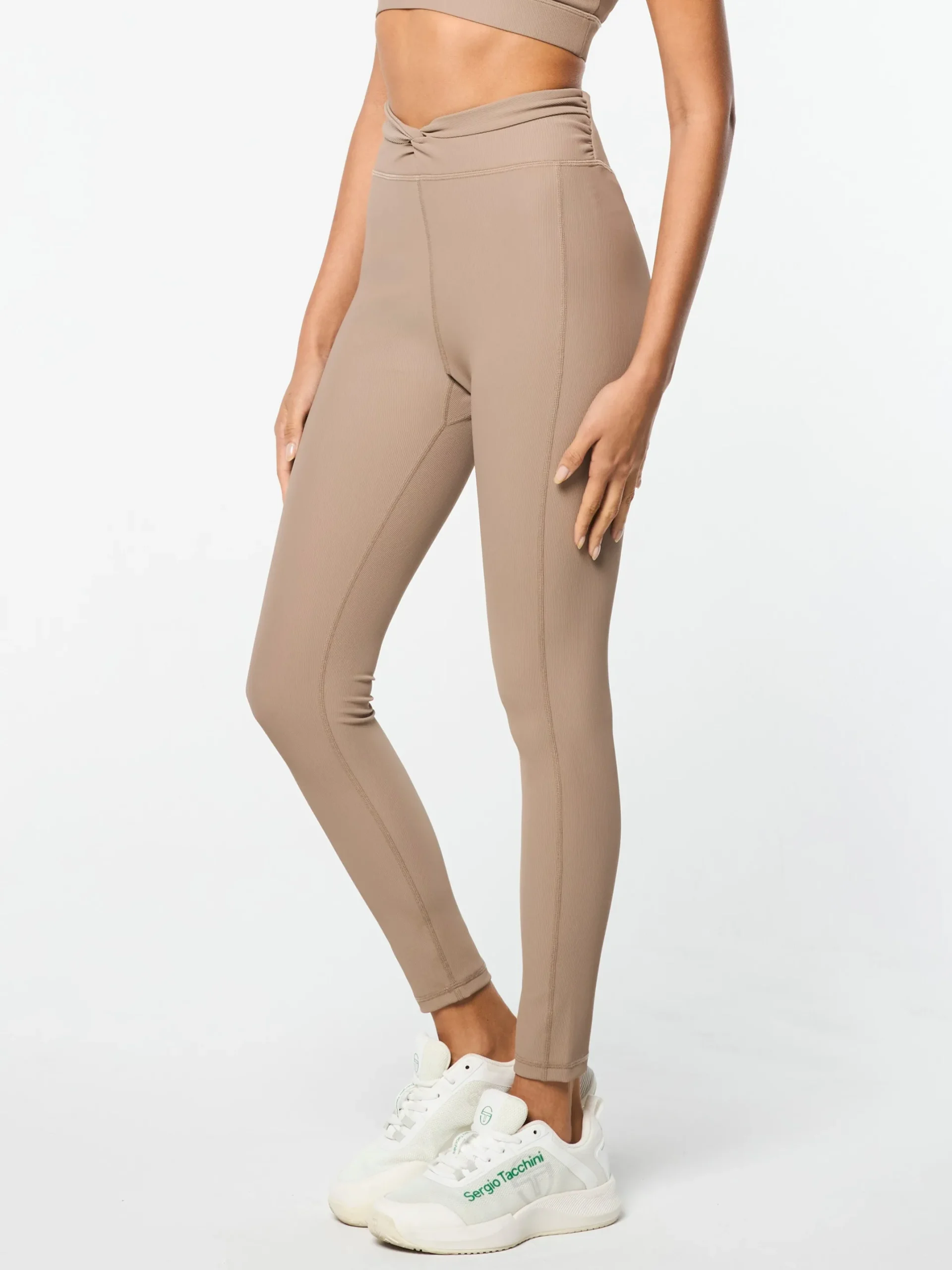 Giulia Leggings- Taupe Grey