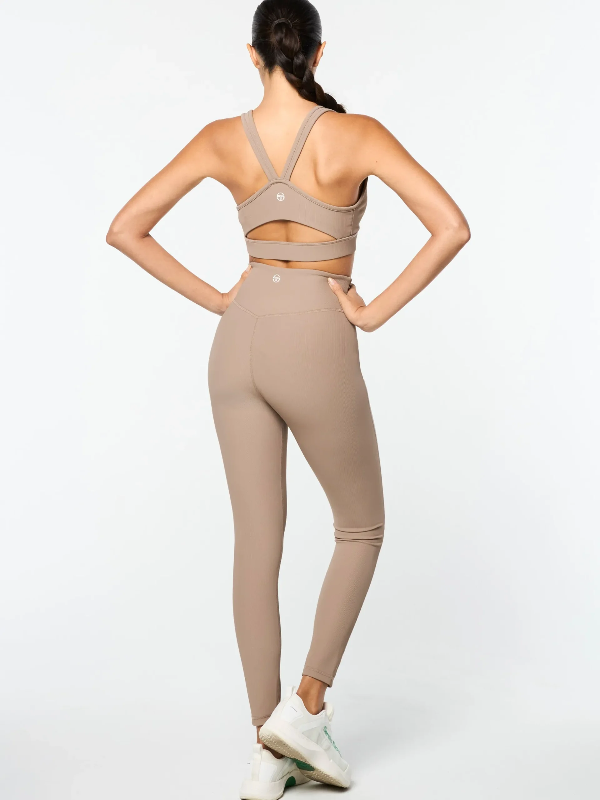 Giulia Sports Bra- Taupe Grey