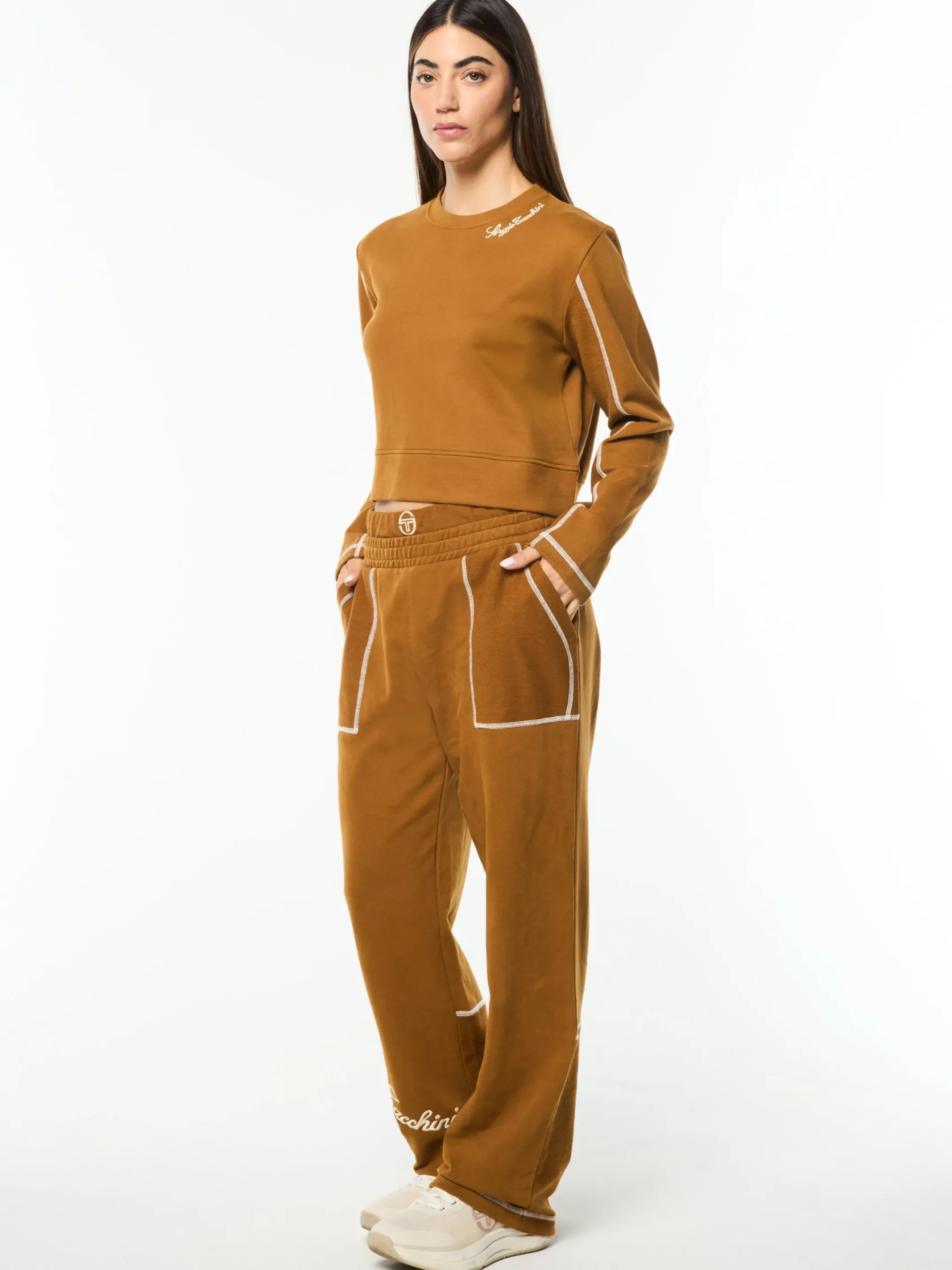 Greta Crewneck- Bronze Brown