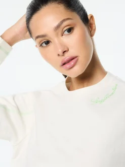 Greta Crewneck- Gardenia