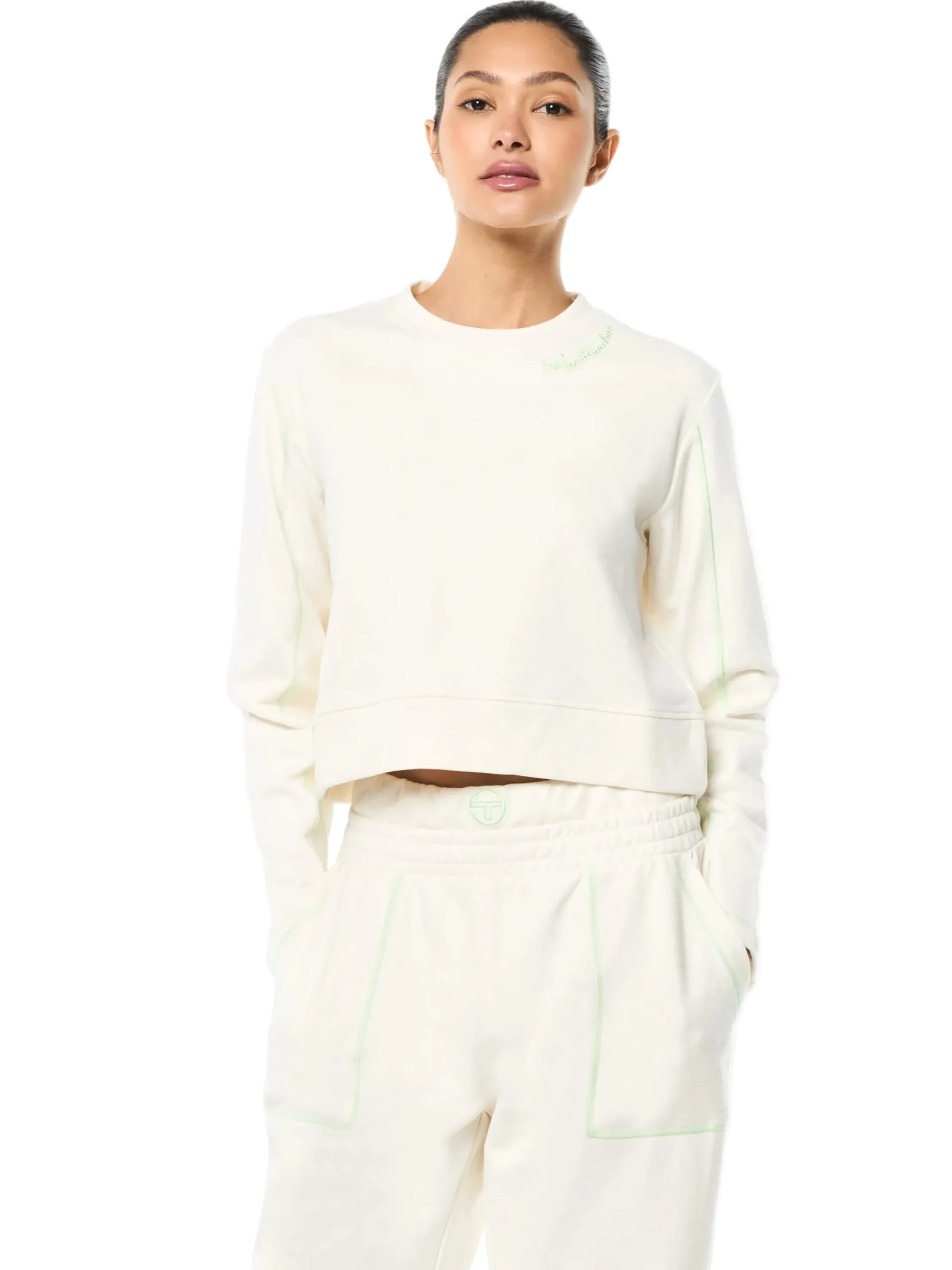 Greta Crewneck- Gardenia