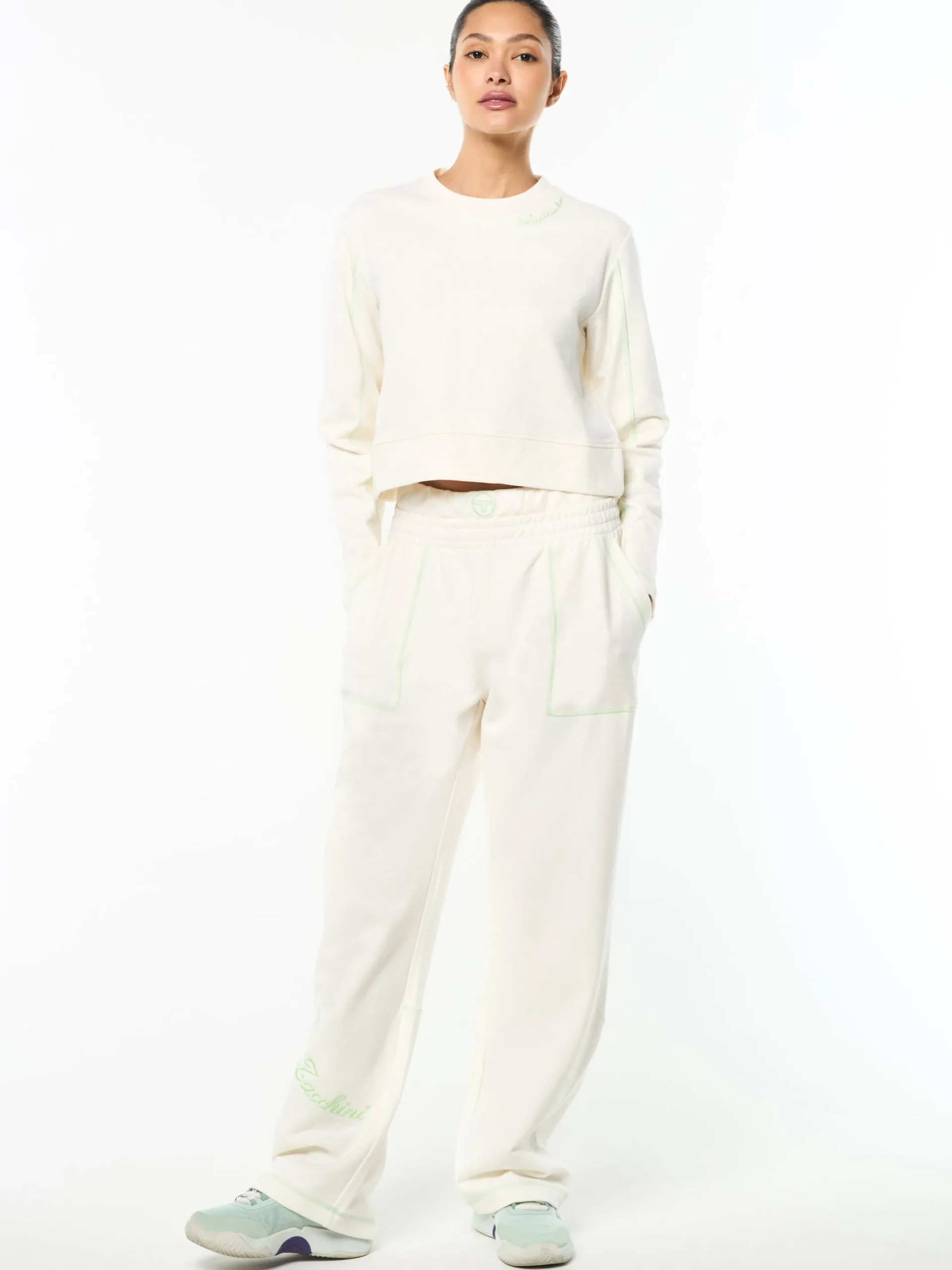 Greta Crewneck- Gardenia