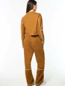 Greta Sweatpant- Bronze Brown