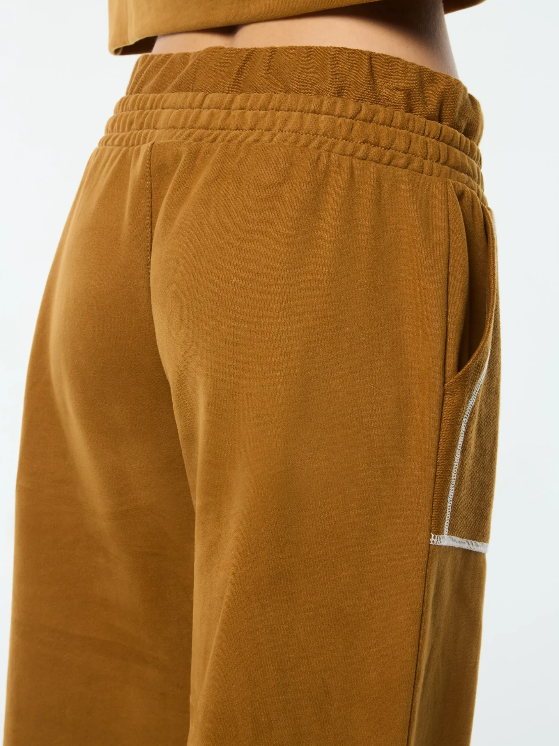 Greta Sweatpant- Bronze Brown