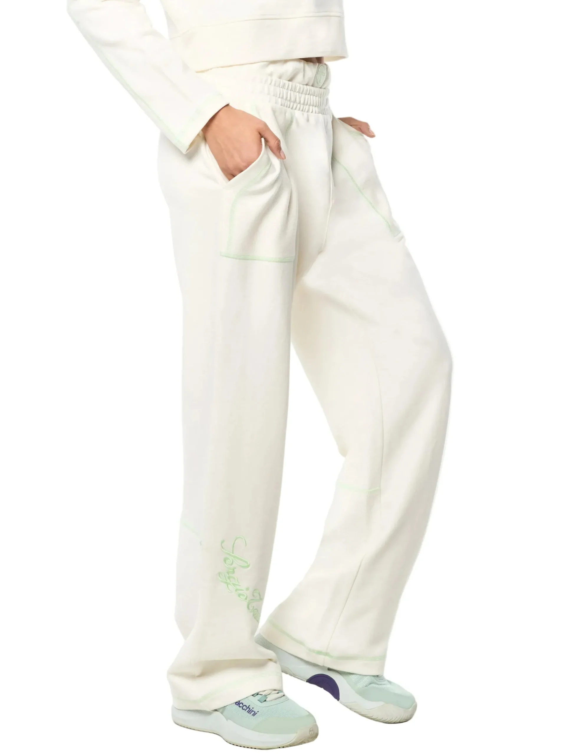 Greta Sweatpant- Gardenia