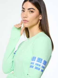 Lara Contour Jacket- Green Ash