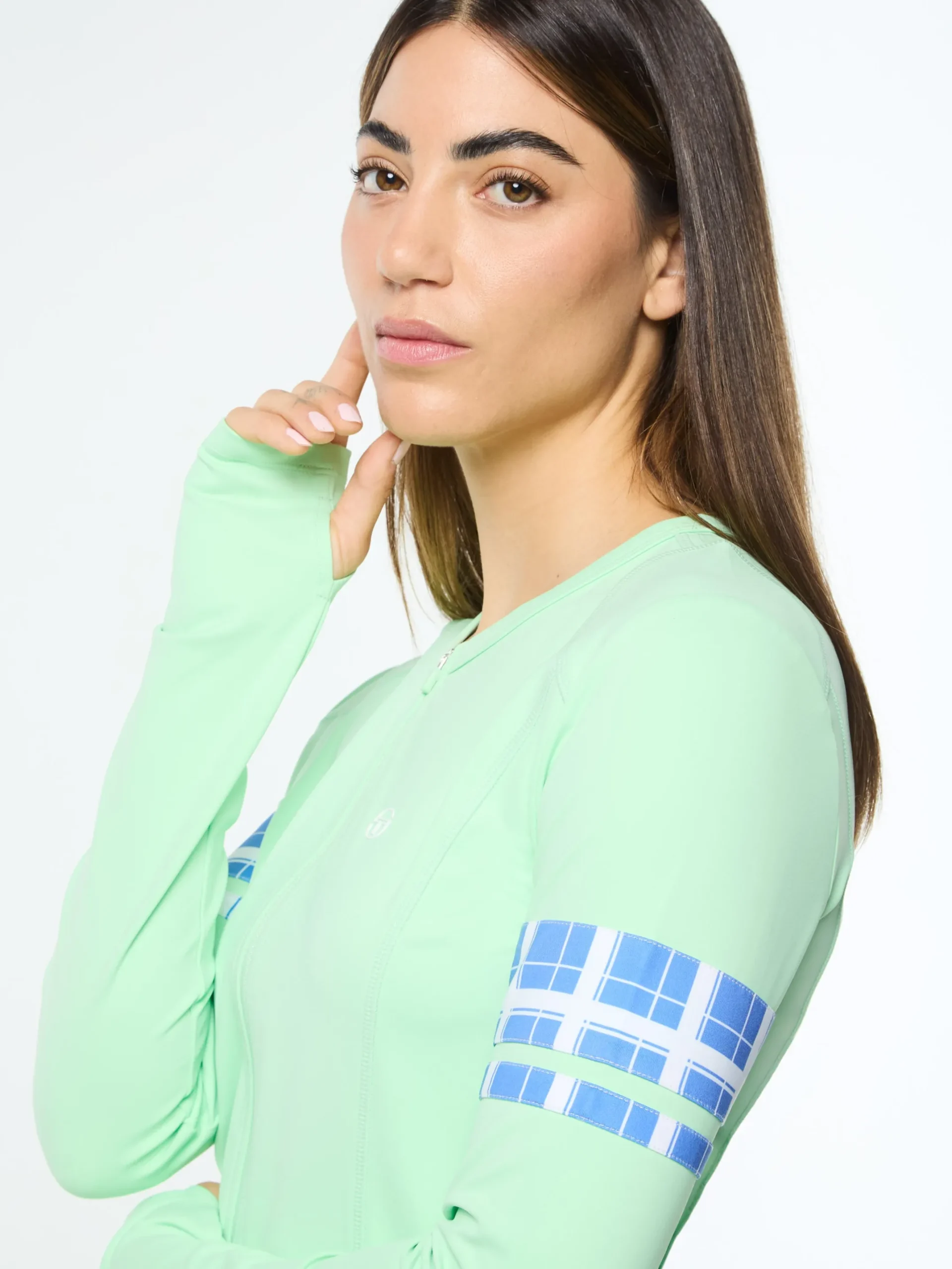 Lara Contour Jacket- Green Ash