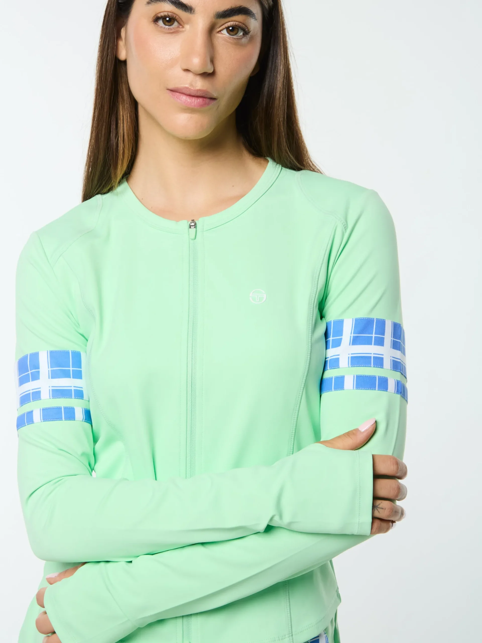 Lara Contour Jacket- Green Ash