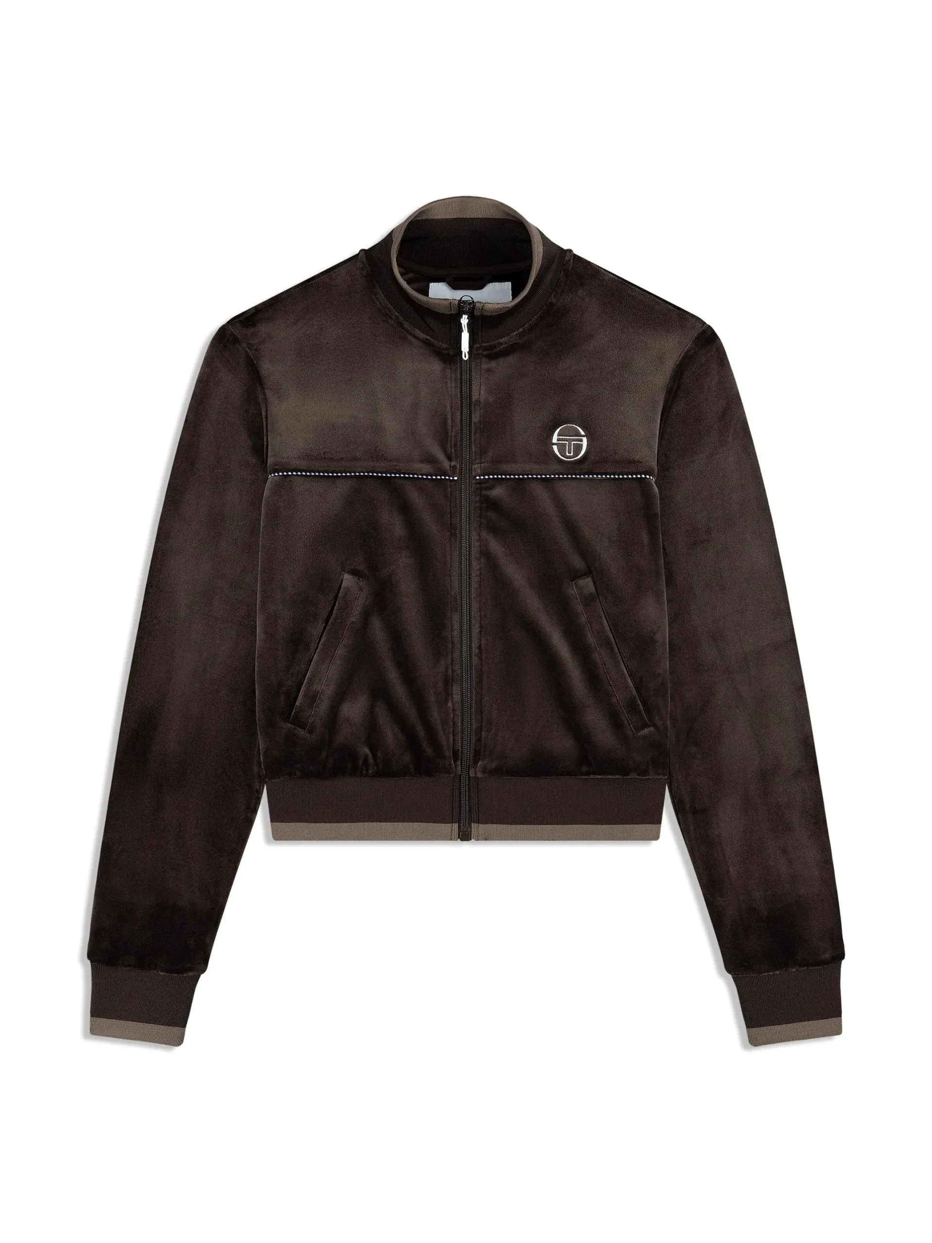 Leta Velour Jacket- Mulch