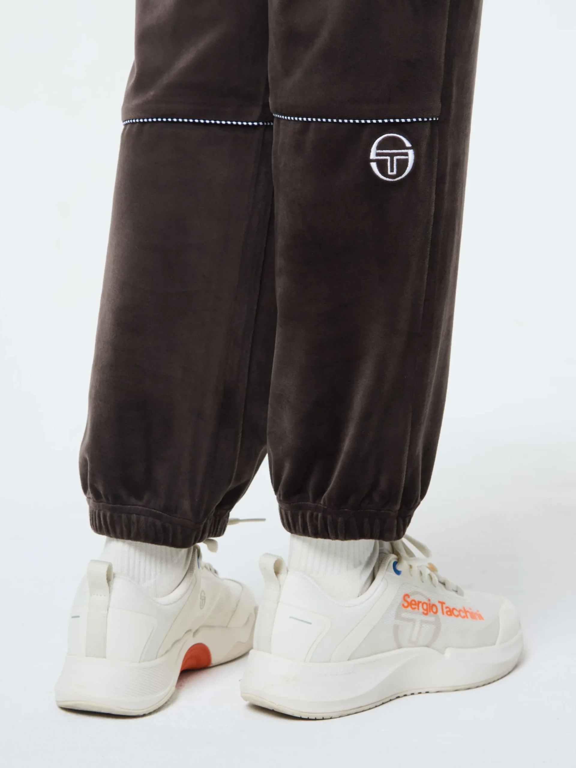 Leta Velour Pant- Mulch