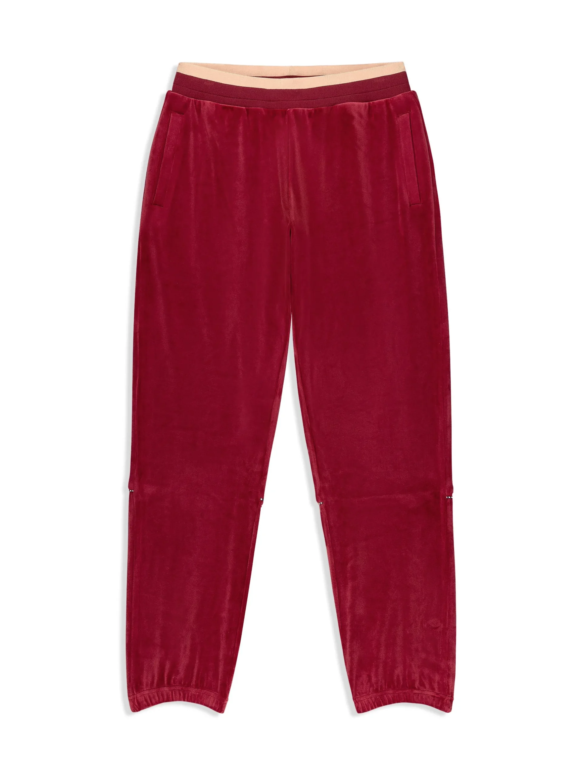 Leta Velour Pant- Rhubarb
