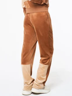 Lina Velour Track Pant- Candied Ginger