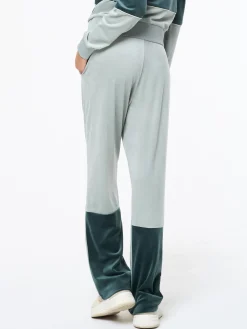 Lina Velour Track Pant- Green Gables