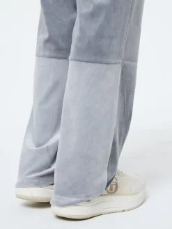 Lina Velour Track Pant- Quiet Shade
