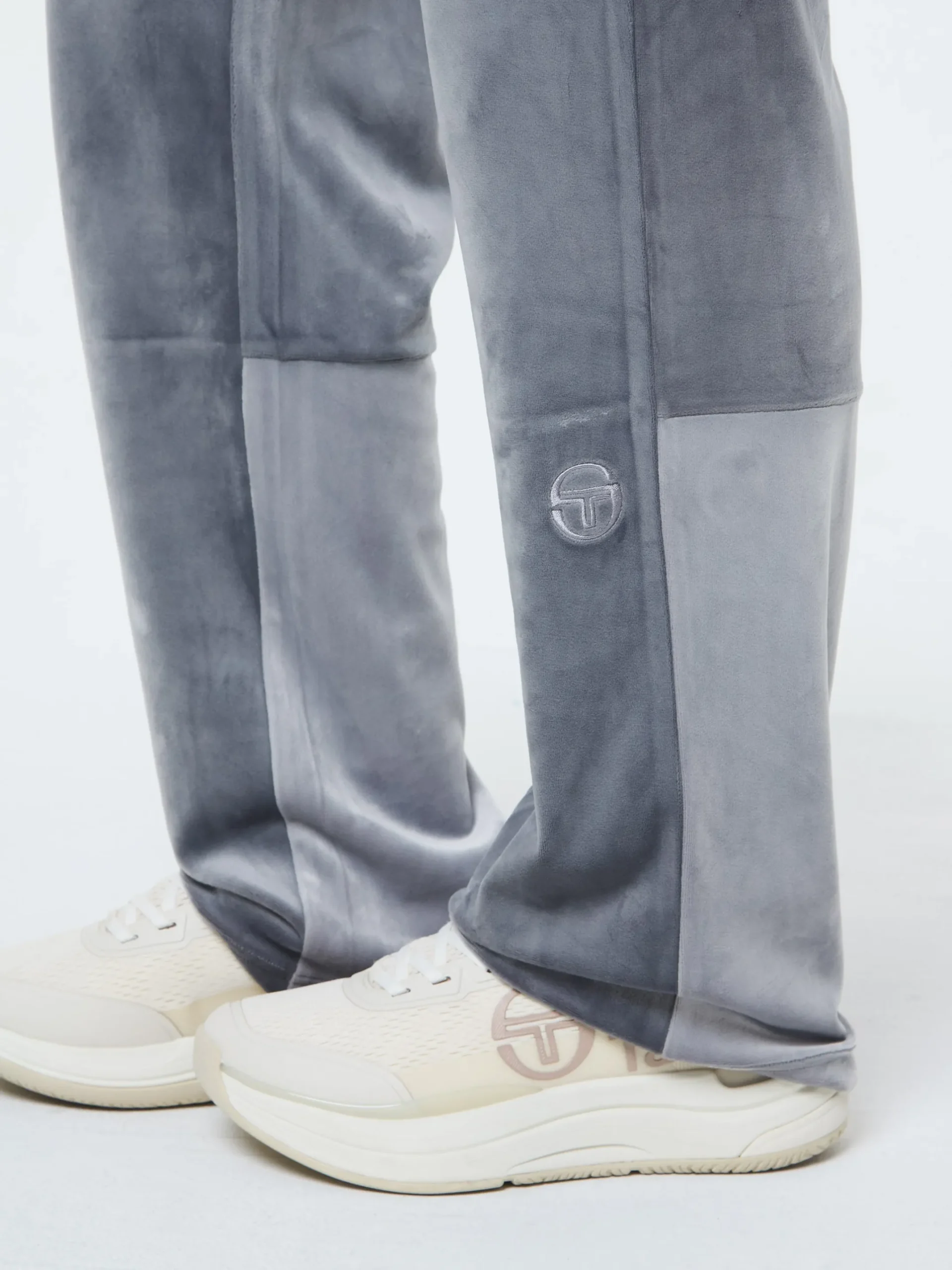 Lina Velour Track Pant- Quiet Shade