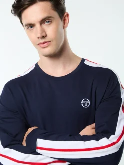 Macchina Long Sleeve T-Shirt- Maritime Blue