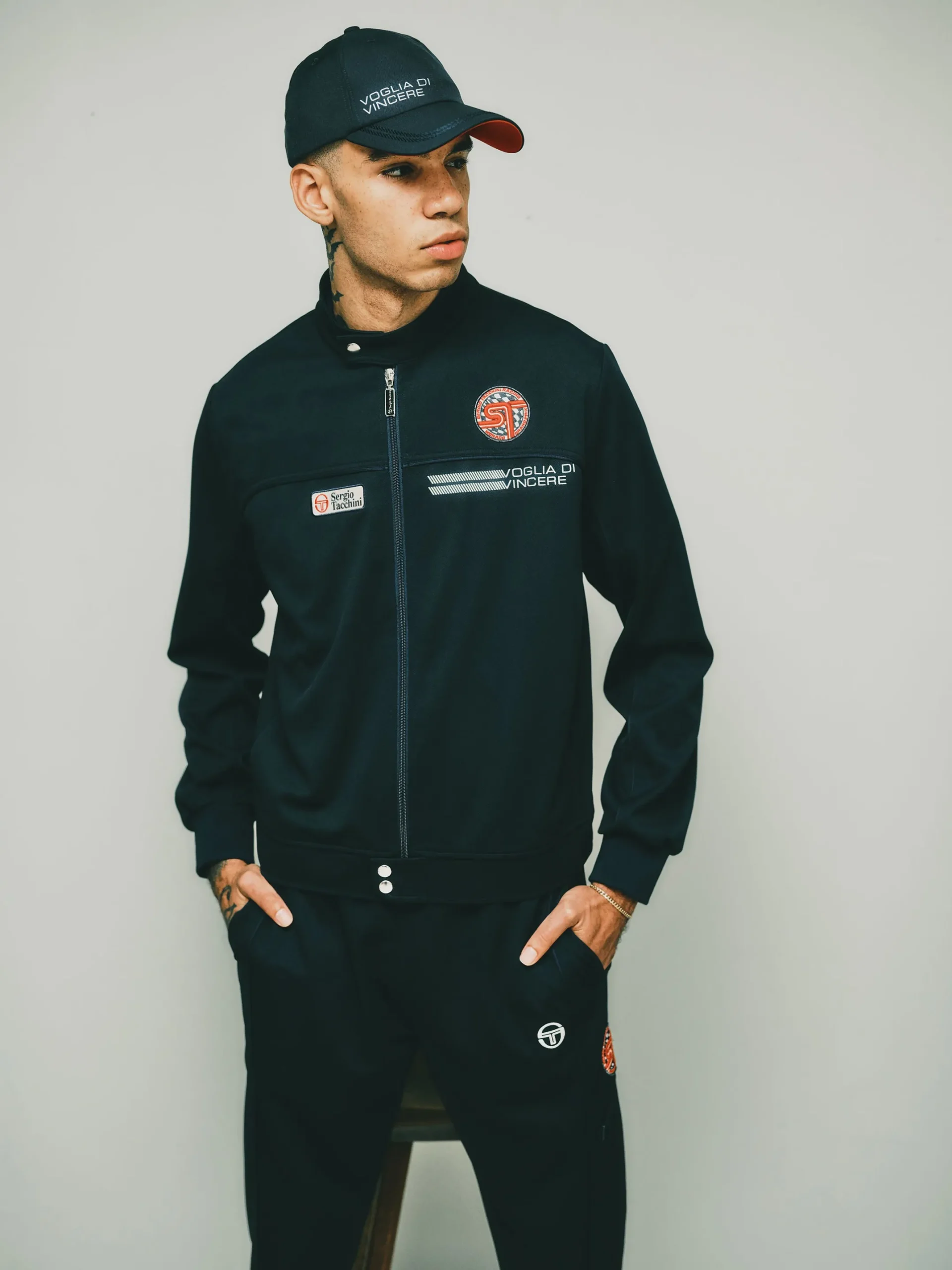 Macchina Track Jacket- Maritime Blue