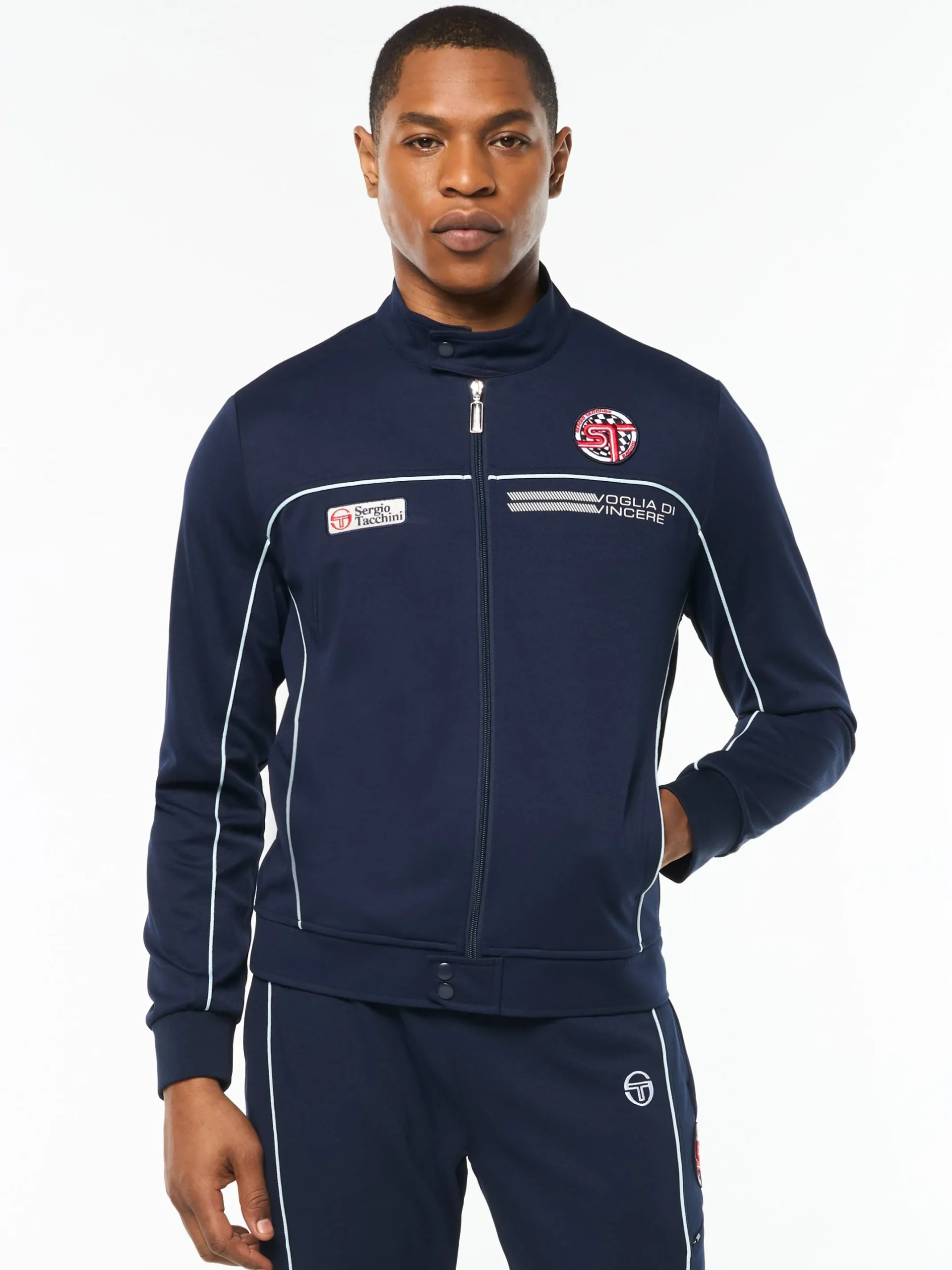 Macchina Track Jacket- Maritime Blue