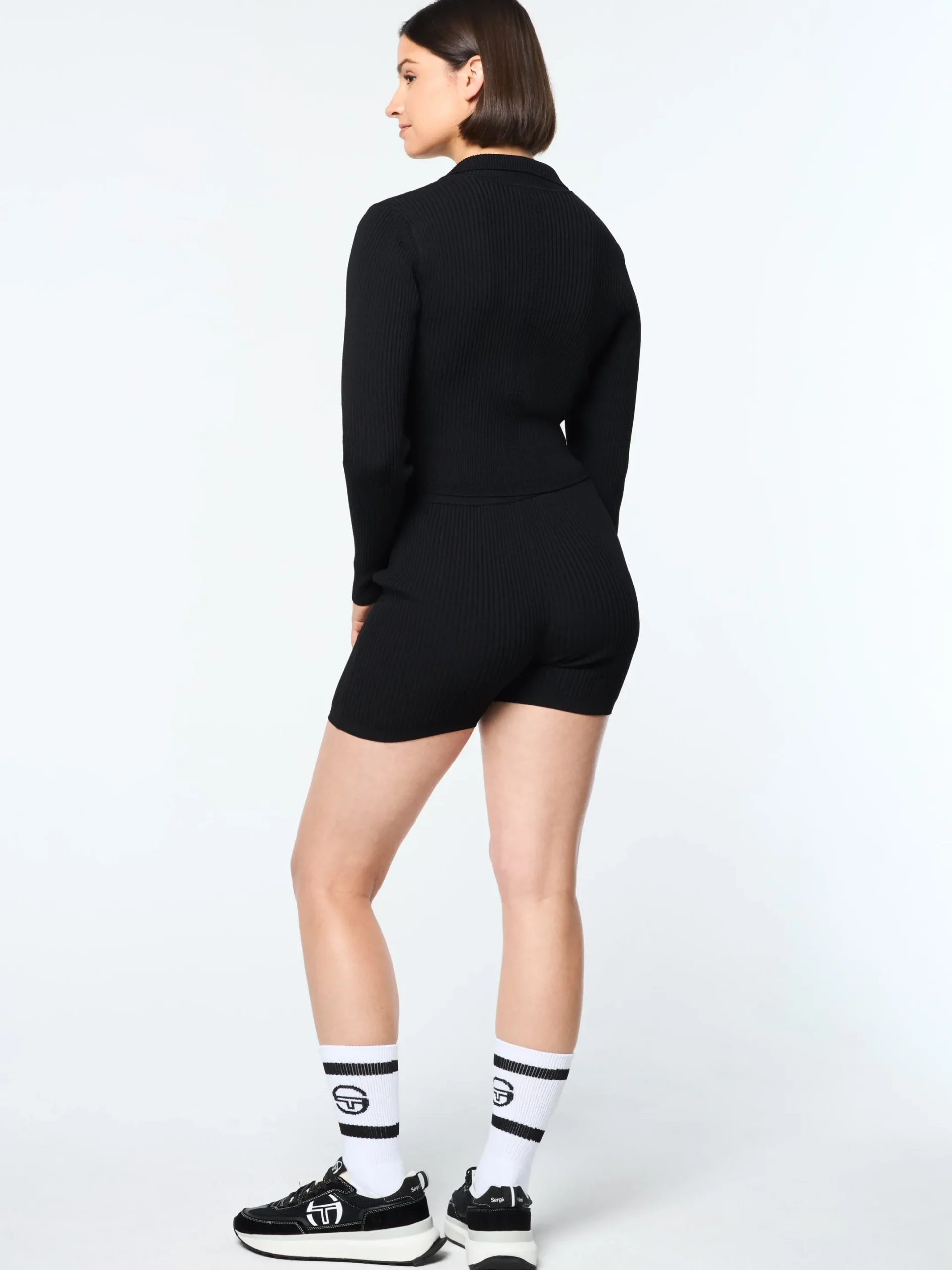 Magreta Rib Cardigan- Black Beauty