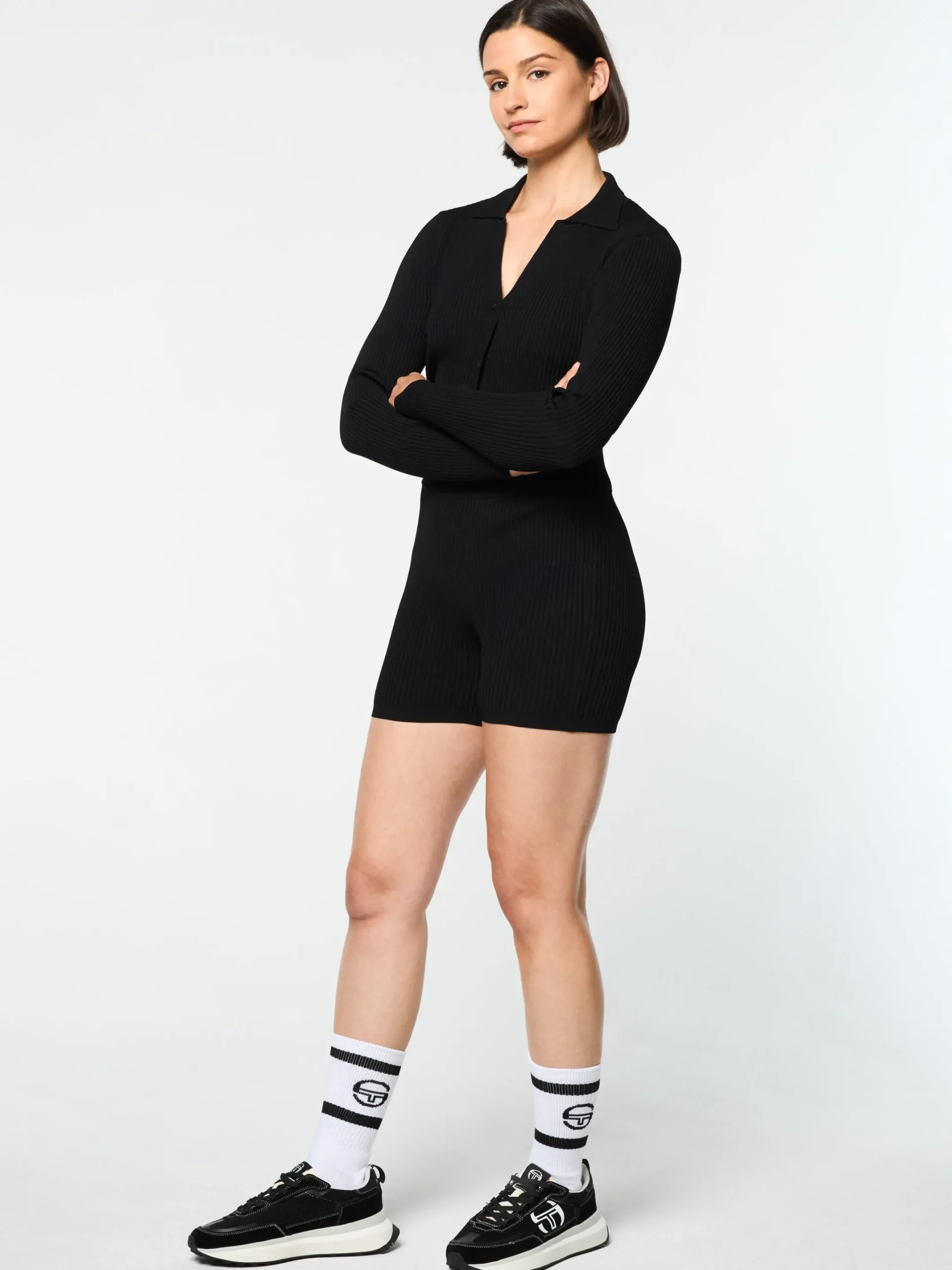 Magreta Rib Cardigan- Black Beauty