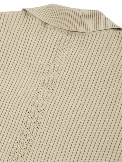 Magreta Rib Cardigan- Humus