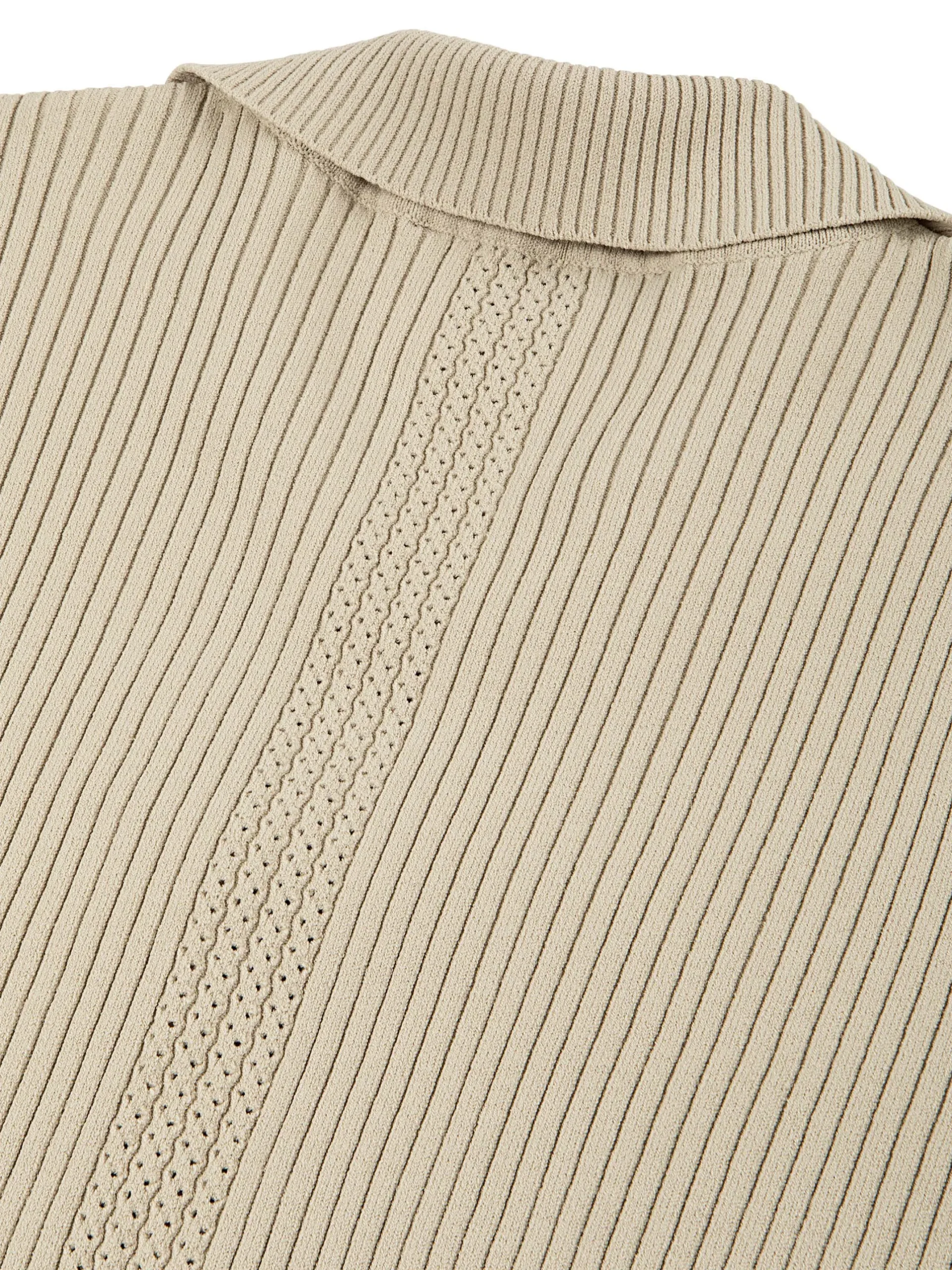 Magreta Rib Cardigan- Humus