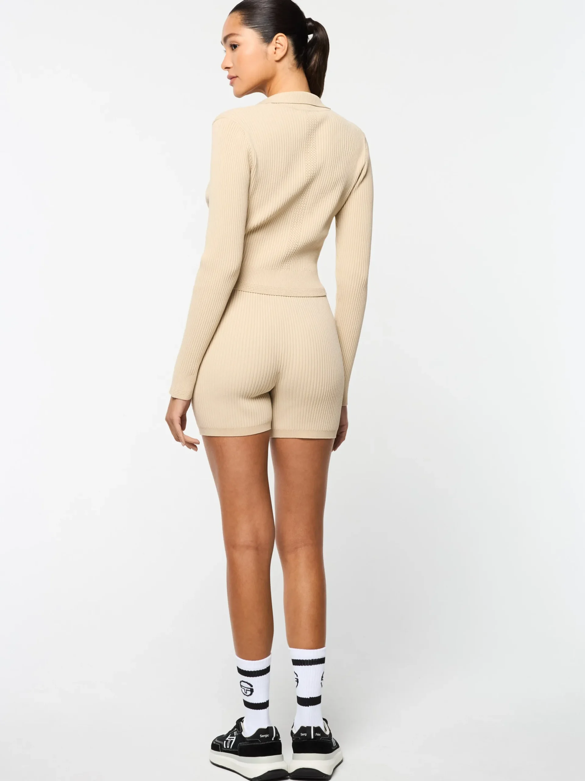 Magreta Rib Cardigan- Humus