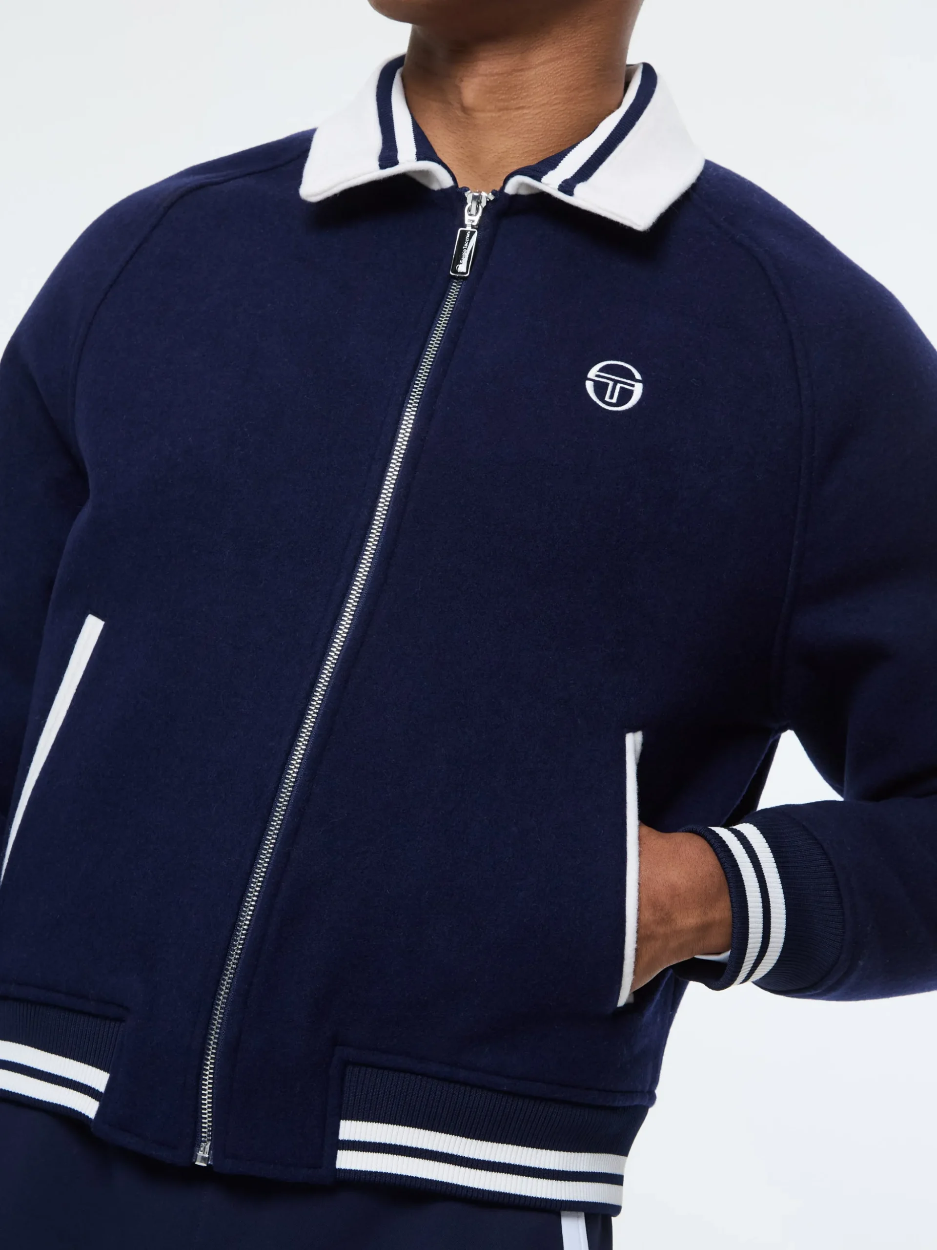 Marco Varsity Jacket- Maritime Blue