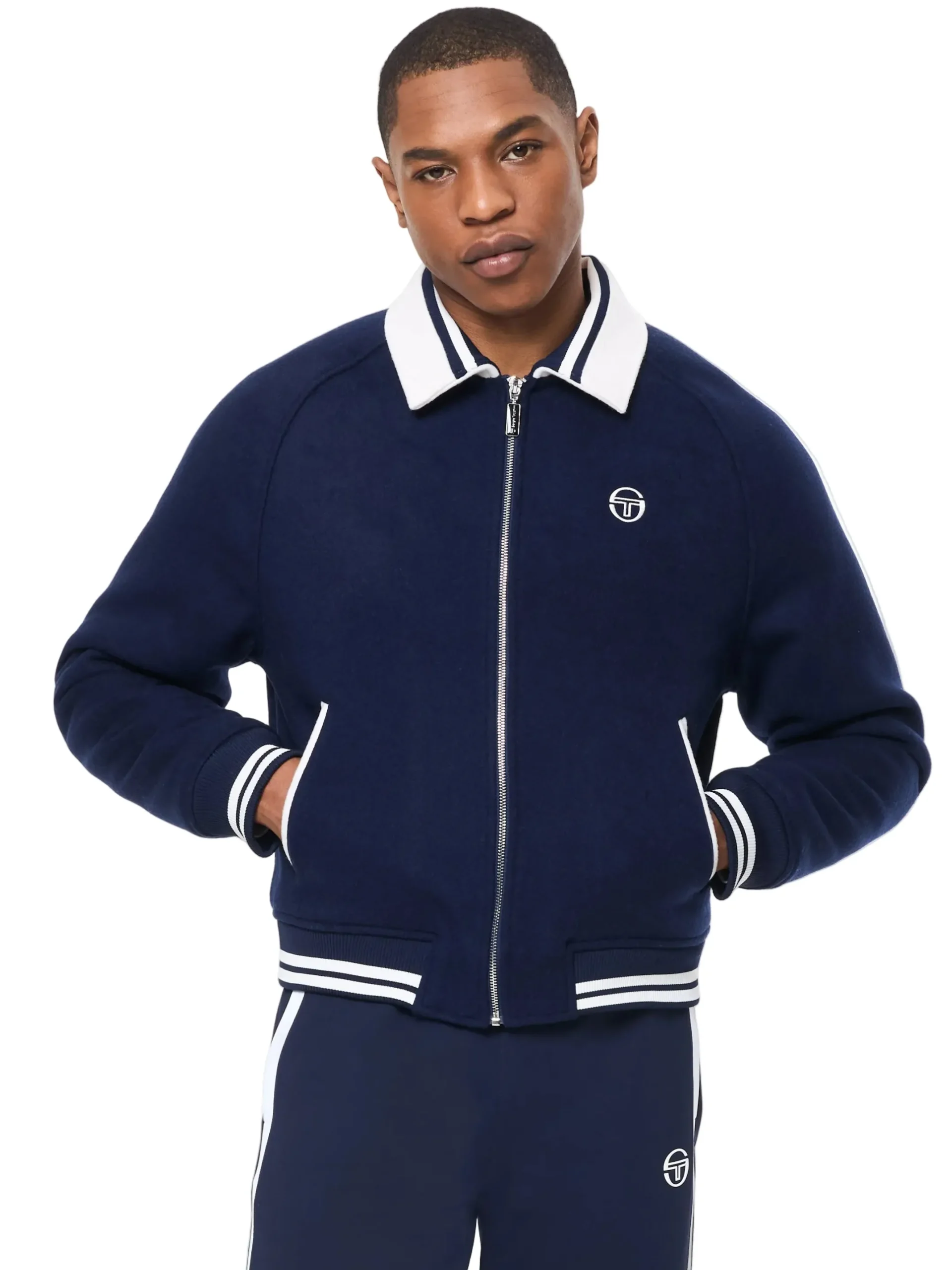 Marco Varsity Jacket- Maritime Blue