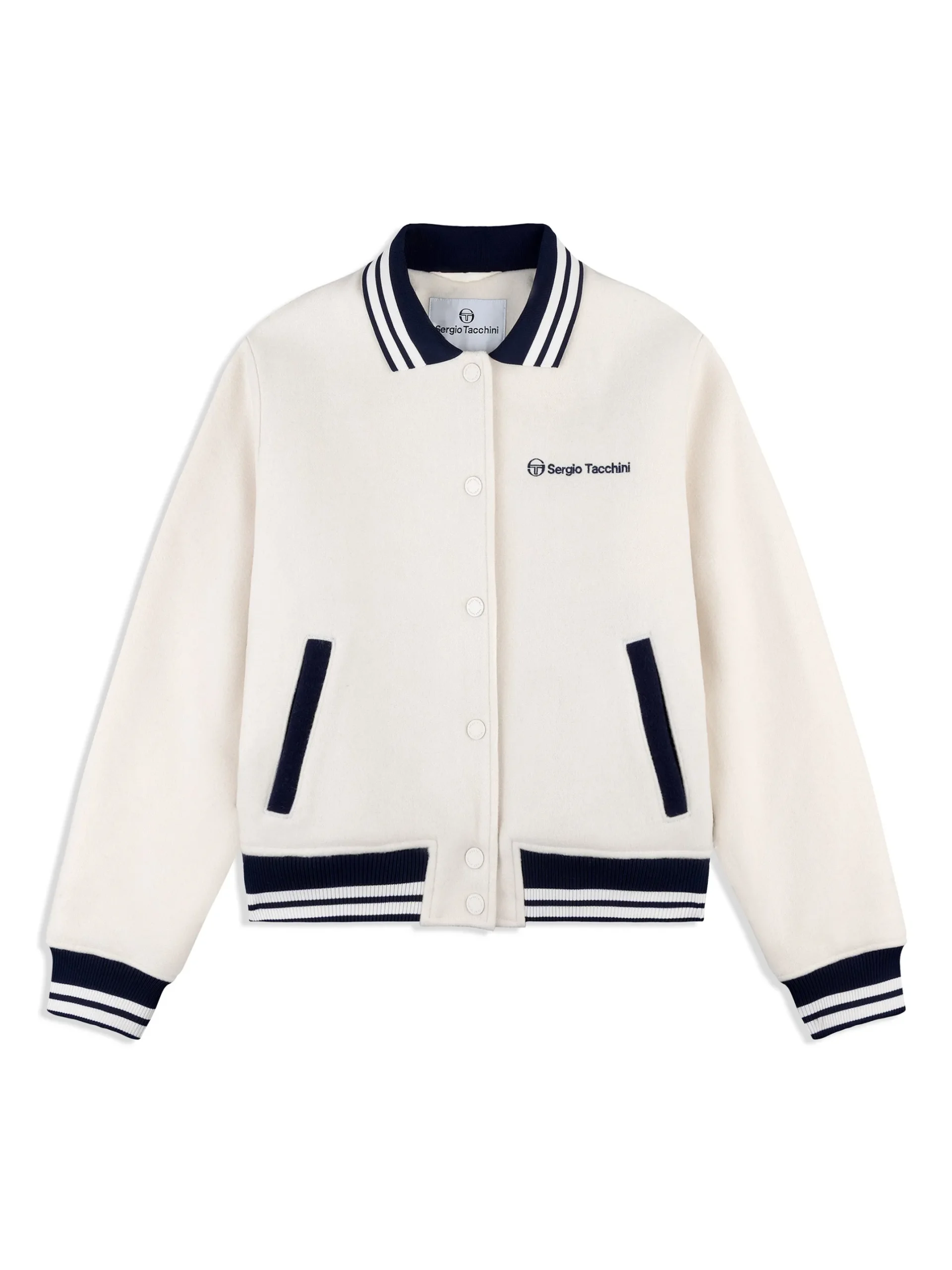 Marisa Varsity Jacket- Gardenia