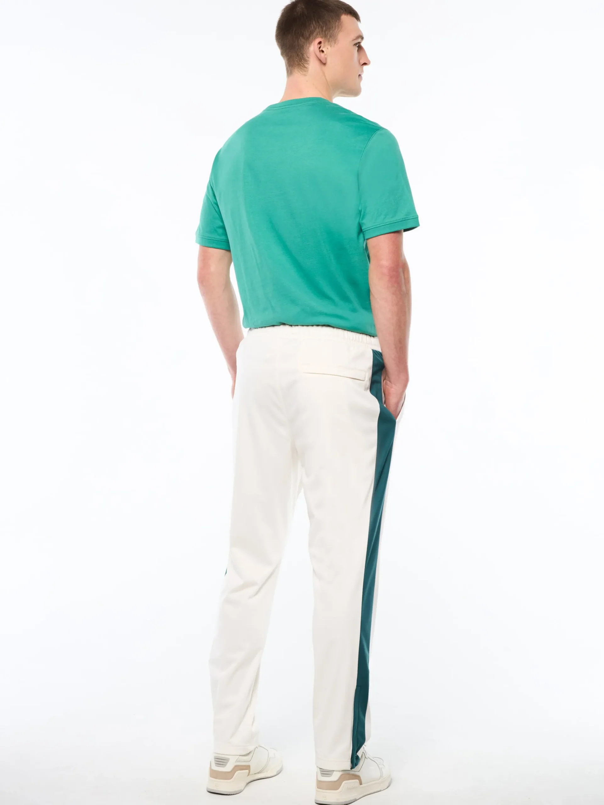 Massimo Track Pant-Gardenia