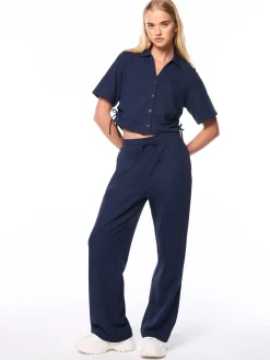 Mattea Cabana Shirt-Maritime Blue