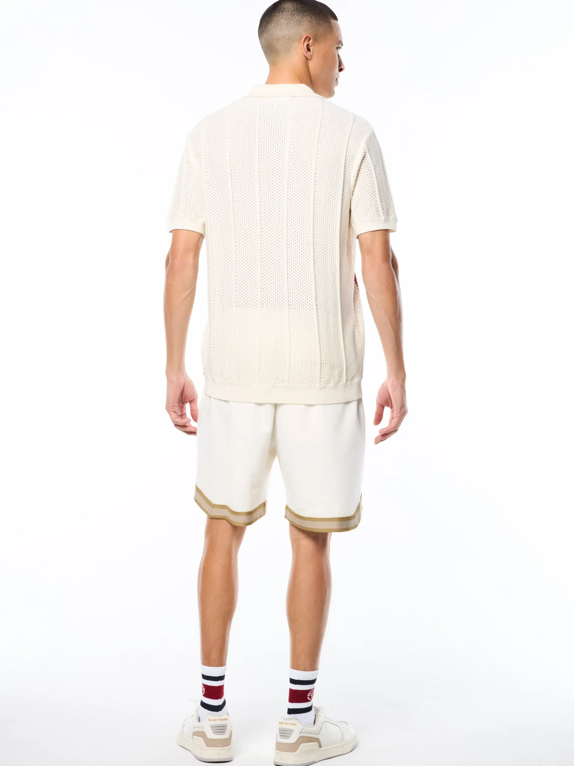 Montell Knit Polo-Gardenia