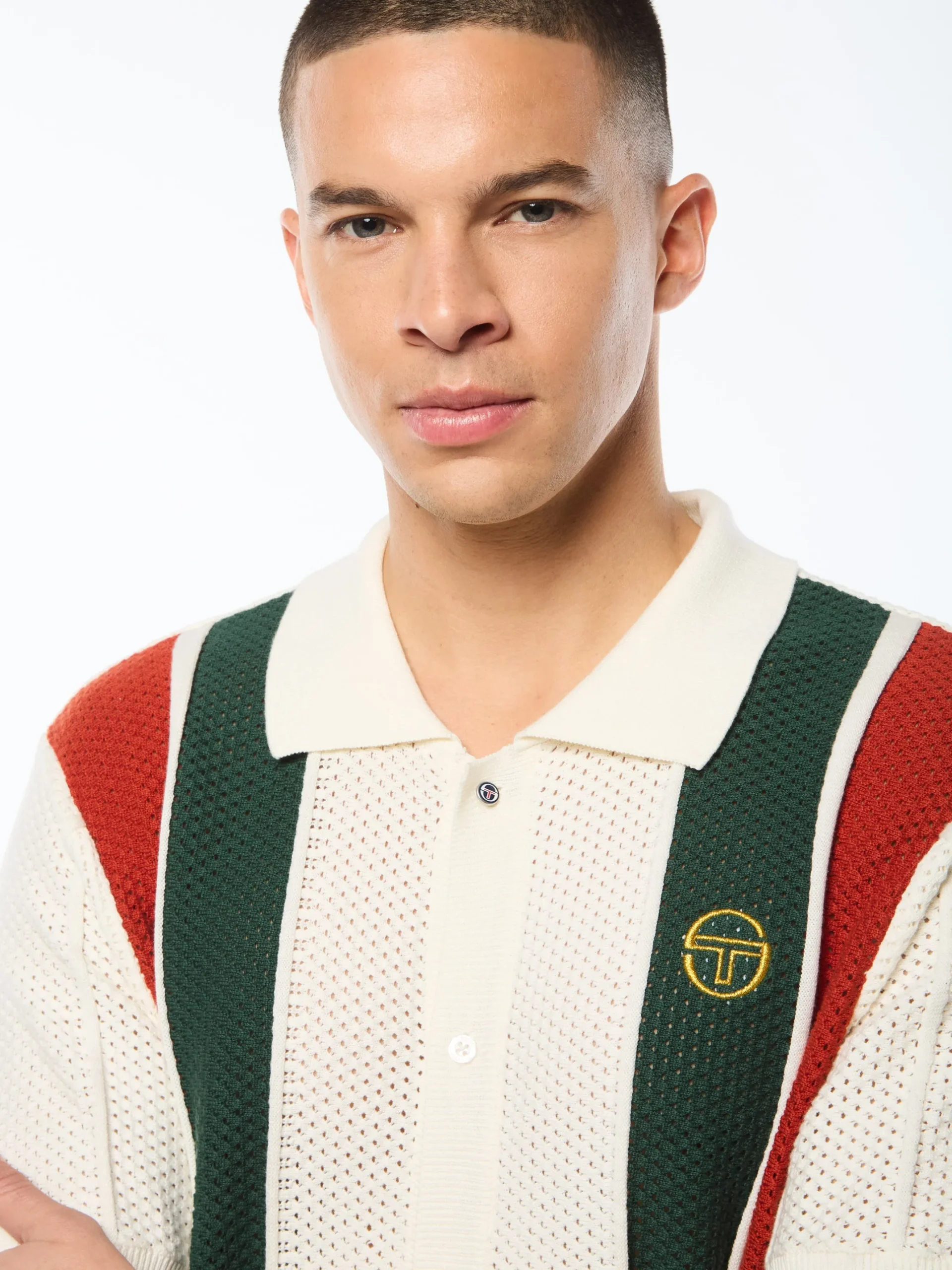 Montell Knit Polo-Gardenia