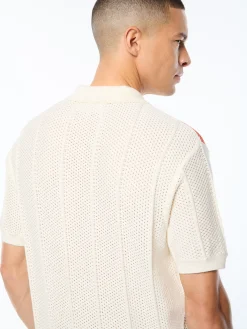 Montell Knit Polo-Gardenia